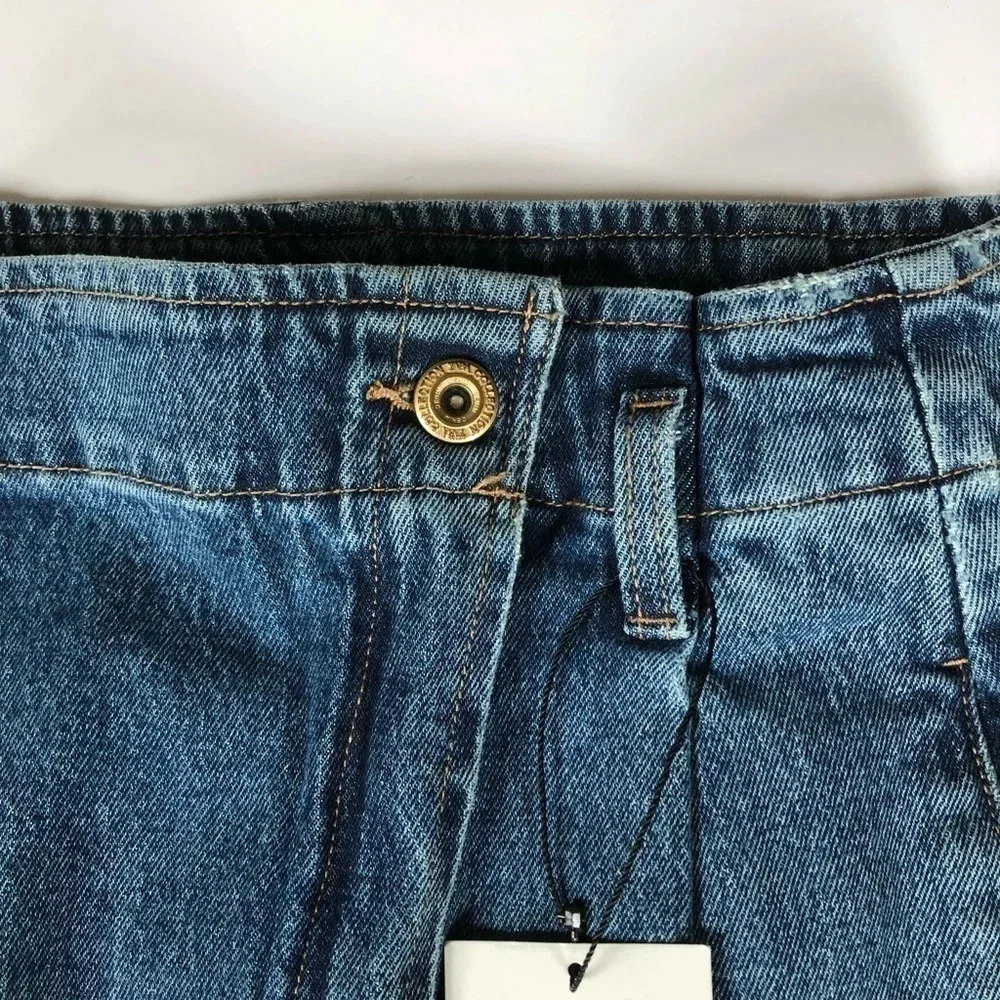 ZARA Asymmetrical Denim Skirt - Picture 4 of 11